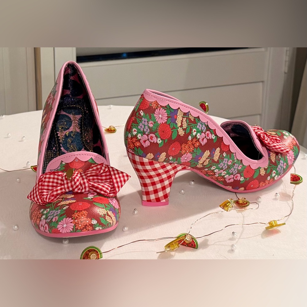 Sold Out Rare HTF Retired Irregular Choice Kanjanka Statement Heels, size 8/39 - Picture 9 of 17
